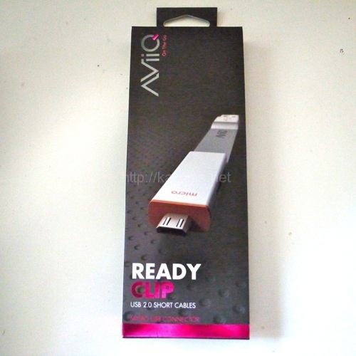 スタイリッシュでコンパクトなiPhone,iPad,android用充電ケーブル「AViiQ READY CLIPS」