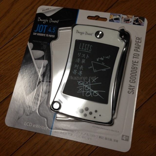 チョットしたメモに最適な電子メモパッド KING JIM「BoogieBoard BB-5」を試す