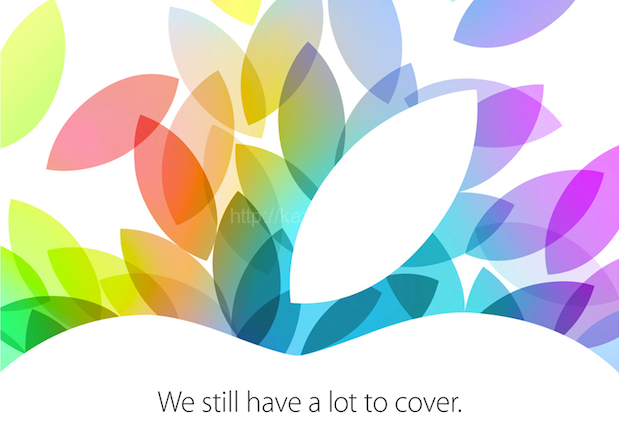 Apple 2013.10.22スペシャルイベント「We still have a lot to cover」が開催