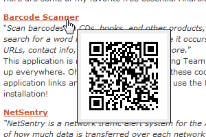 現在表示しているページURLのQRコードを表示してくれるWORDPRESSプラグイン「QR Code Tap」
