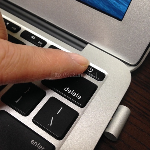 MacOSX最新版Mavericksになって電源ボタンの動作が以前のOSX挙動変化していたのでφ(..)メモメモ