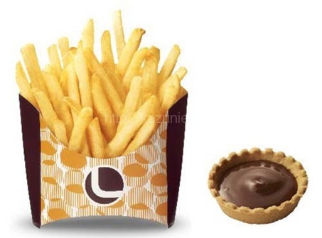 ロッテリアのつけポテ(ガーナミルクチョコレート)が値段そのままサイズアップ