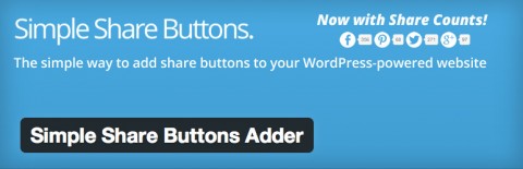 WORDPRESSに超シンプルなソーシャルボタンを設置できるプラグインSimple Share Buttons Adder