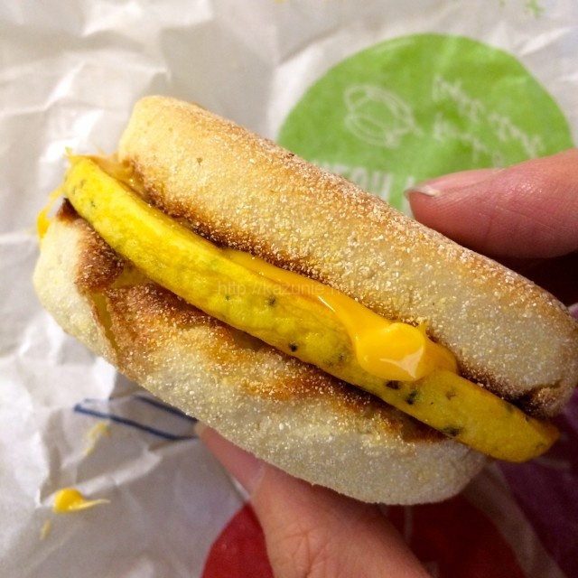 マクドナルド期間限定バーガー「スパニッシュ オムレツマフィン」#マクドナルド