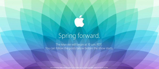 Apple Special Event 2015 Spring forward